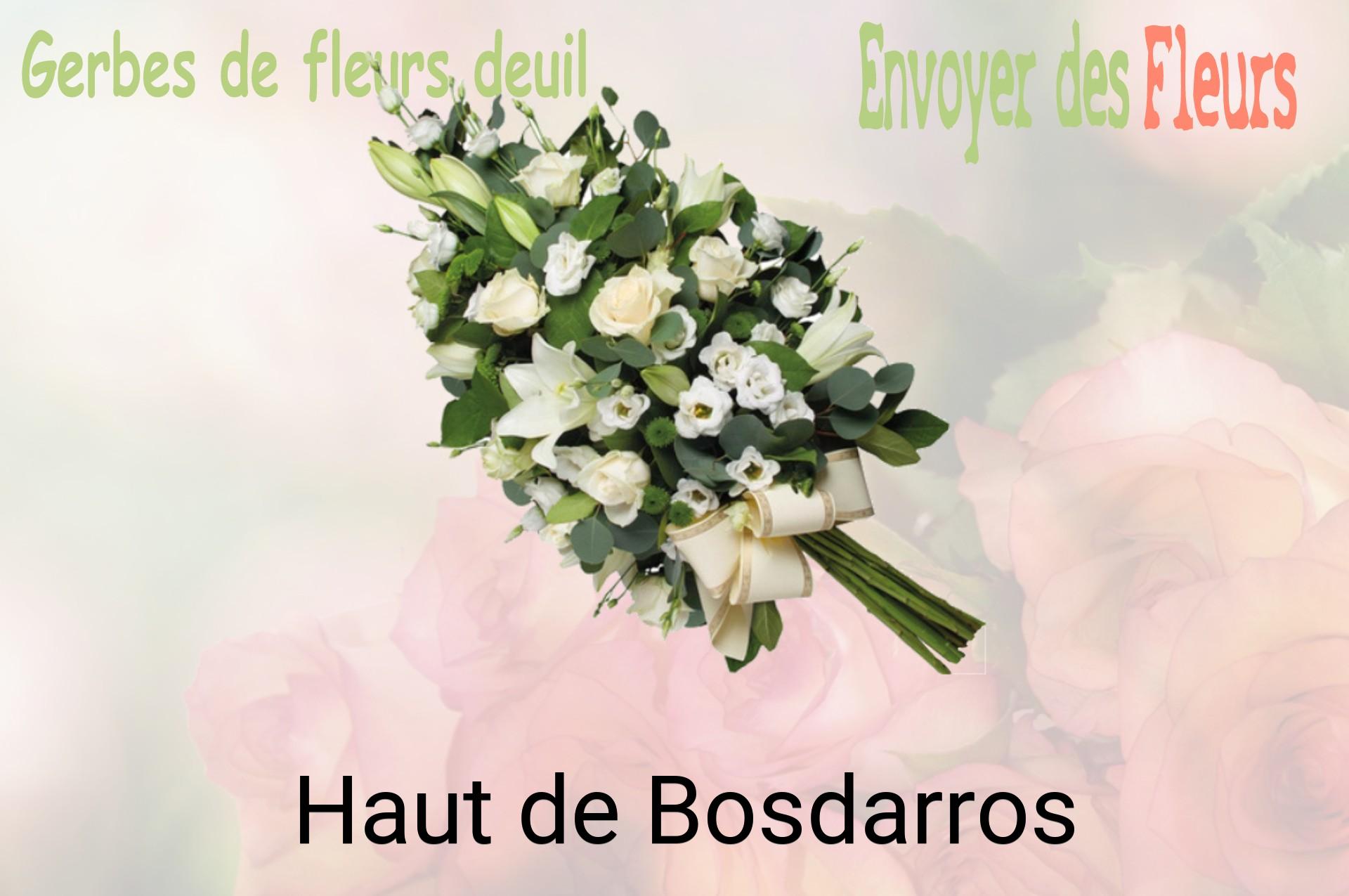 Gerbe de fleurs de deuil livrée à Haut-de-Bosdarros